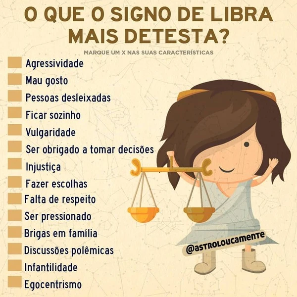 Características do signo de Libra por Reprodução