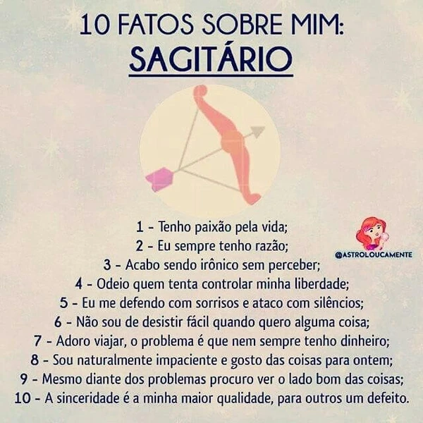 Características do signo de Sagitário por Reprodução