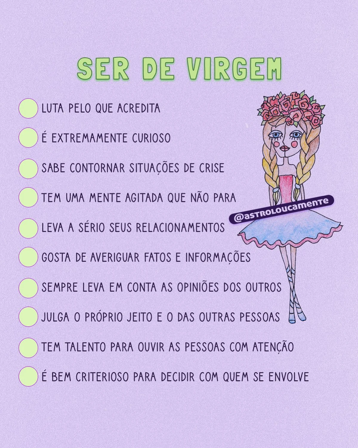 Características do signo de Virgem por Reprodução