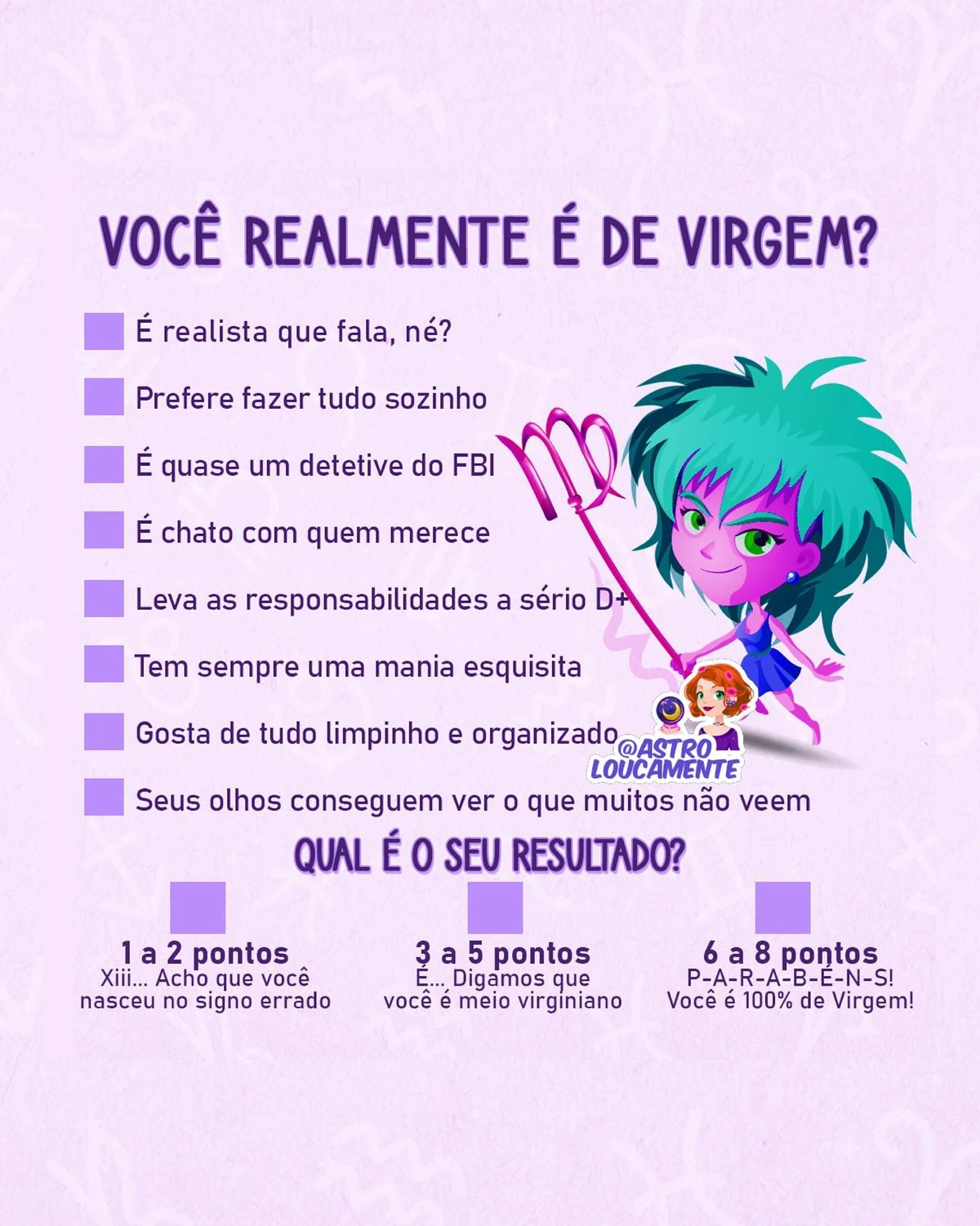 Características do signo de Virgem por Reprodução