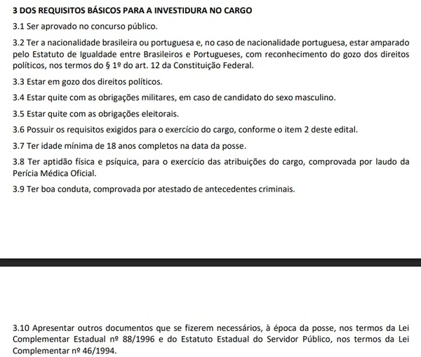 Concurso da PGE-ES por Reprodução
