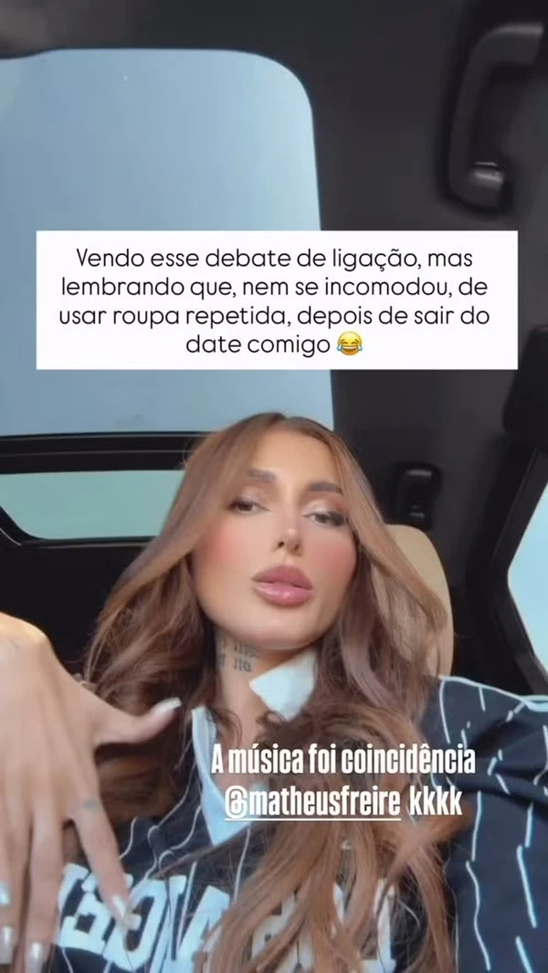 Ex-affair de Neymar, Fernanda Campos entra na confusão e alfineta Bruna Biancardi após polêmica com Virginia  por Reprodução/Redes Sociais