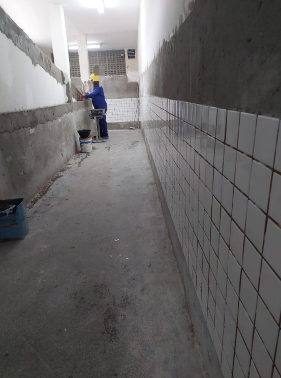 Obras causam transtornos em colégio estadual de Salvador por Reprodução