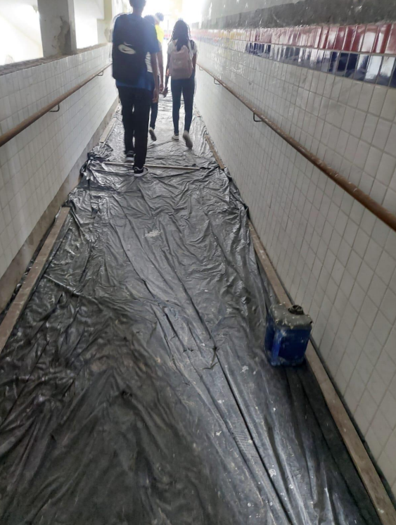 Obras causam transtornos em colégio estadual de Salvador por Reprodução