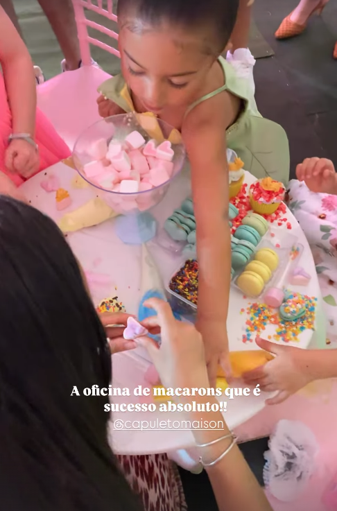 Detalhes da festa de 4 anos de Liz por Reprodução | Redes Sociais