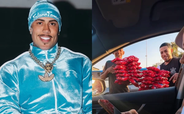 MC Daniel ajudou jovens que vendiam pipoca em semáforo de Brasília