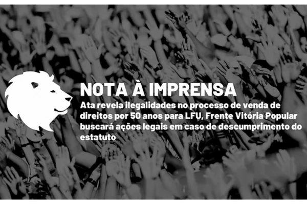 Nota da FVP  por Reprodução