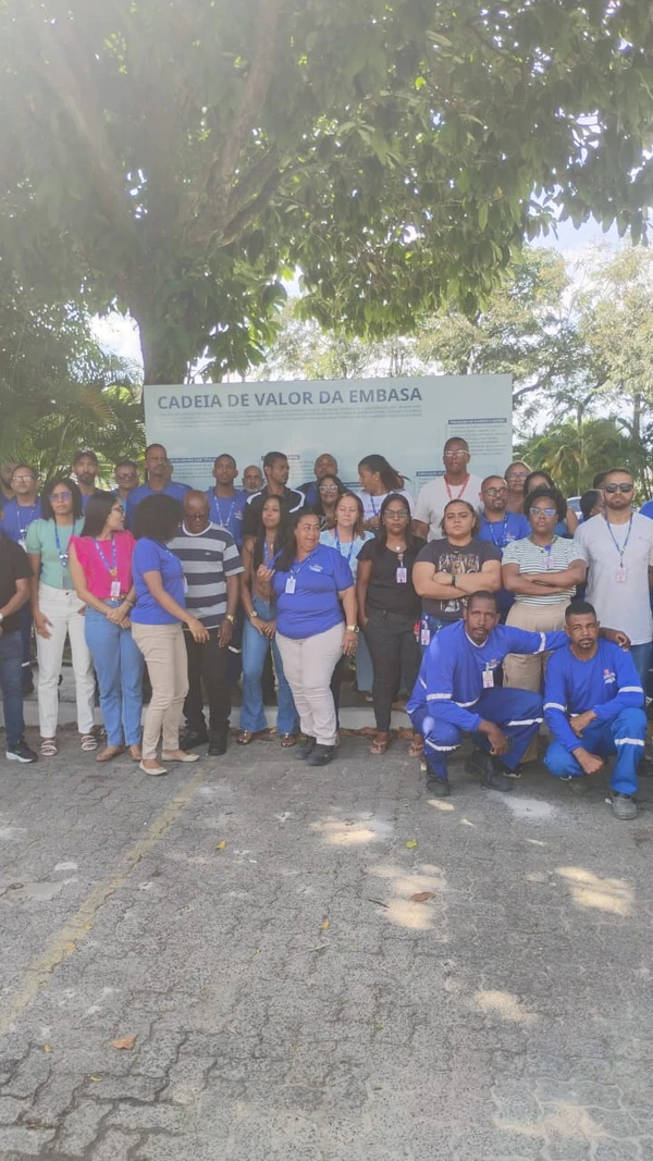 Paralisação de trabalhadores terceirizados da Embasa por Reprodução