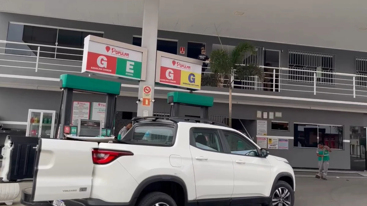 Posto de combustíveis gerido pelo vereador foi alvo central da investigação por Reprodução
