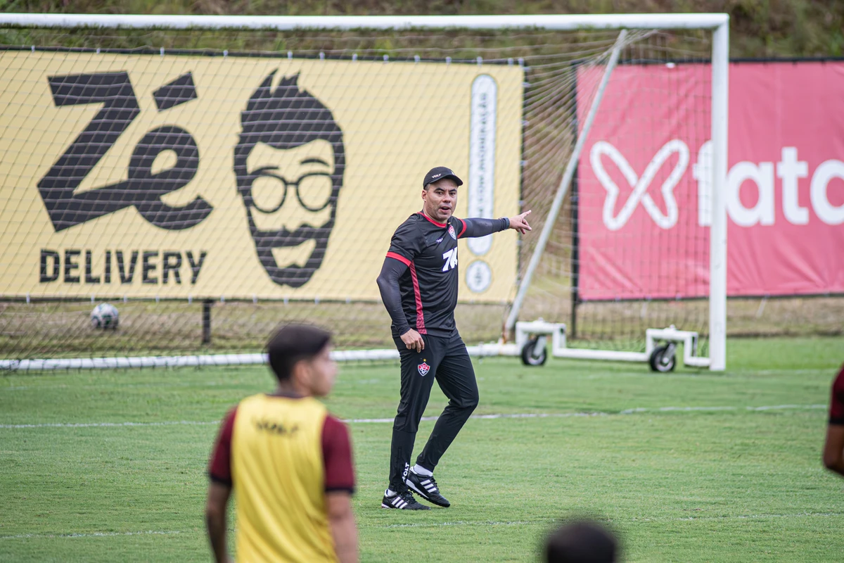 Primeiro treino do Vitória com Jair Ventura no comando 