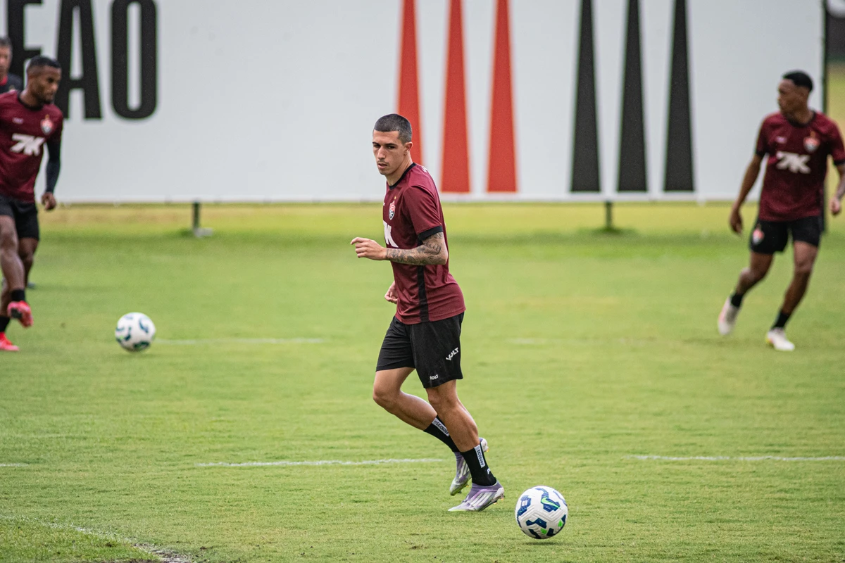 Primeiro treino do Vitória com Jair Ventura no comando  por Victor Ferreira/EC Vitória
