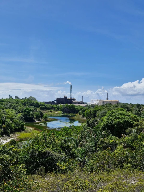 Região próxima à fábrica da Tronox: planta pioneira na produção de pigmentos 100% renovável | por Tronox/Divulgação