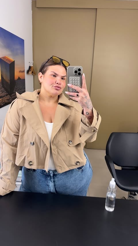 Thais Carla mostra nova numeração de calça após eliminar 60kg com bariátrica por Reprodução/Instagram