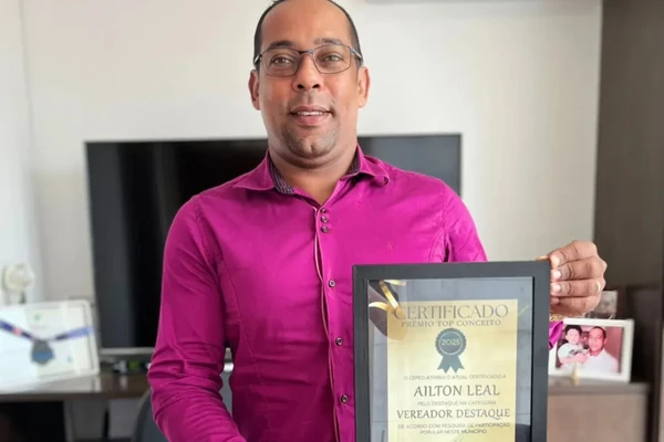 Vereador Ailton Leal por Reprodução/Rede sociais