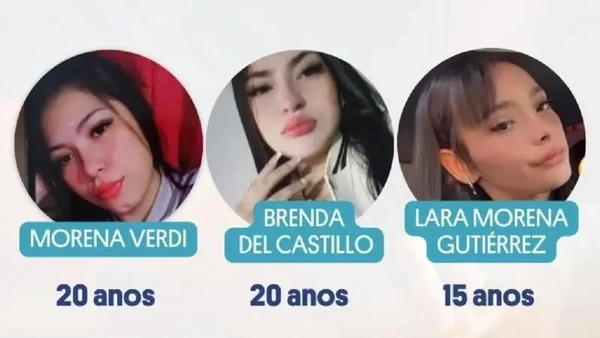 As três jovens foram torturadas e mortas em uma live por Reprodução