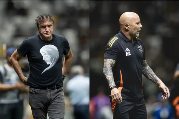 Atlético-MG (2) - Cuca e Sampaoli por Pedro Souza/Atlético-MG