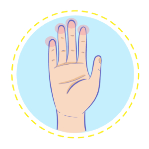Utilize as pontas dos dedos da mão do lado oposto para apalpar essas partes do corpo e verificar se há algum nódulo ou deformidade  por Shuttherstock