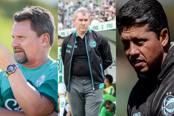 Juventude (3) - Fábio Matias, Claudio Tencati e Thiago Carpini por Fernando Alves/E.C Juventude