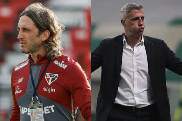 São Paulo (2) - Luis Zubeldía e Hernán Crespo por Rubens Chiri / São Paulo