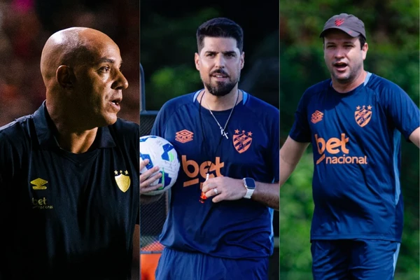 Sport (3) - Pepa, Antônio Oliveira e Daniel Paulista por Paulo Paiva/Sport 