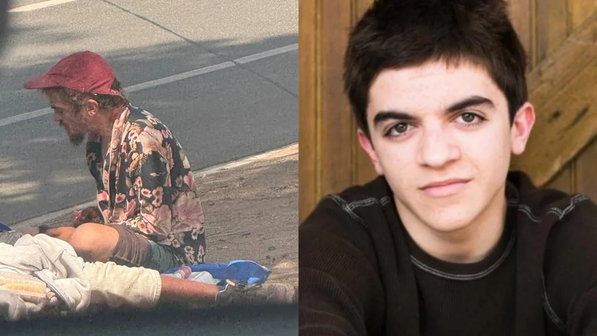 Tyler Chase foi encontrado em situação de rua na cidade de Riverside, Califórnia por Reprodção 