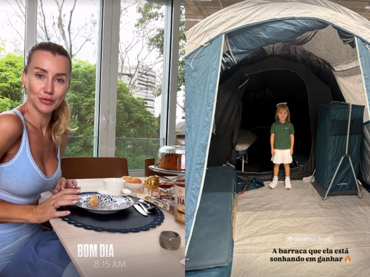 Vicky, filha de Ana Paula Siebert e Roberto Justus, vende cookies para realizar sonho por Reprodução/Redes Sociais 