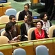Imagem - De lenço palestino, delegação do Brasil deixa plenário durante discurso de Netanyahu na ONU