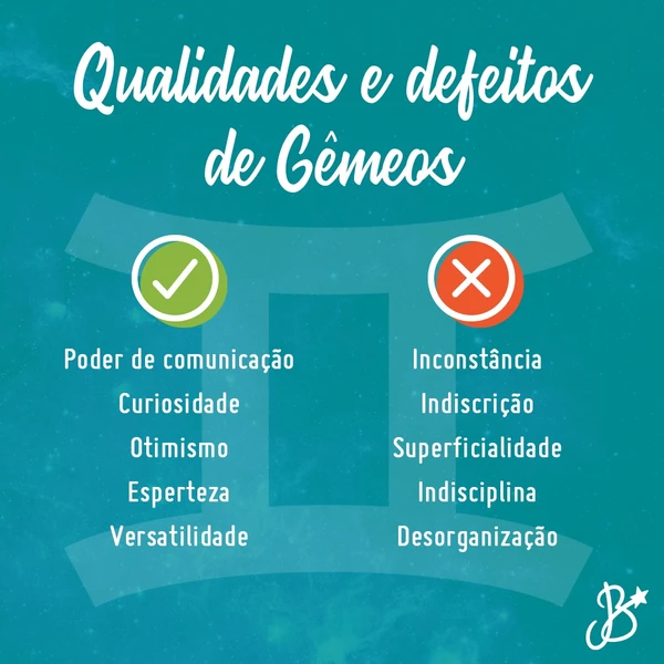 Características do signo de Gêmeos por Reprodução