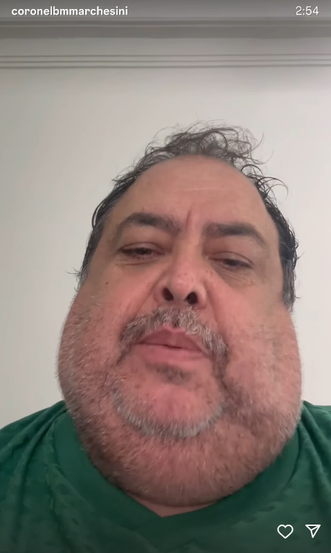 coronel Adson Marchesini, ex-comandante geral do Corpo de Bombeiros Militar da Bahia por Reprodução/redes sociais