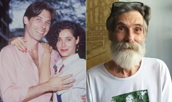Eduardo Tornaghi com Christiane Torloni em 'A gata comeu' e atualmente por Arquivo/Reprodução