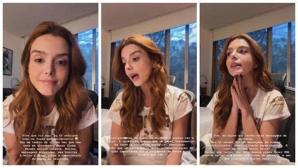 Giovanna Lancellotti se surpreende com repercussão de cena de abuso de Kami em Dona de Mim por Reprodução/Instagram