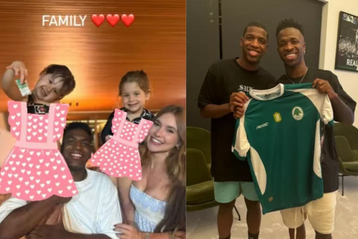 Foto publicada por irmão de Vini Jr por Reprodução | Redes Sociais