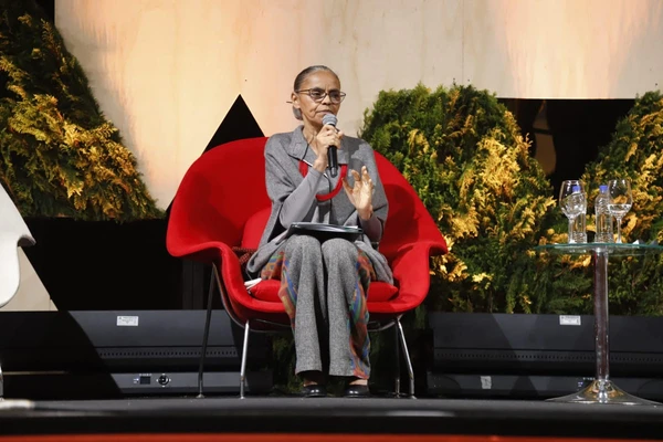 Marina Silva, ministra do Meio Ambiente e Mudança do Clima, no 27 Fnesp