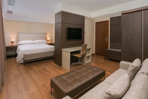 Suíte presidencial do Wish Hotel da Bahia por Reprodução