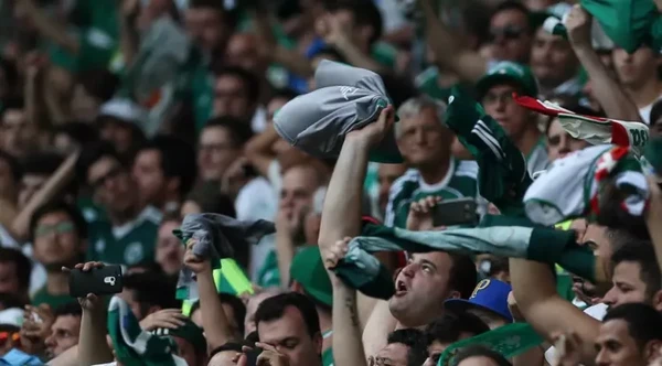 Torcidado Palmeiras no Allianz Parque por Cesar Greco/Palmeiras
