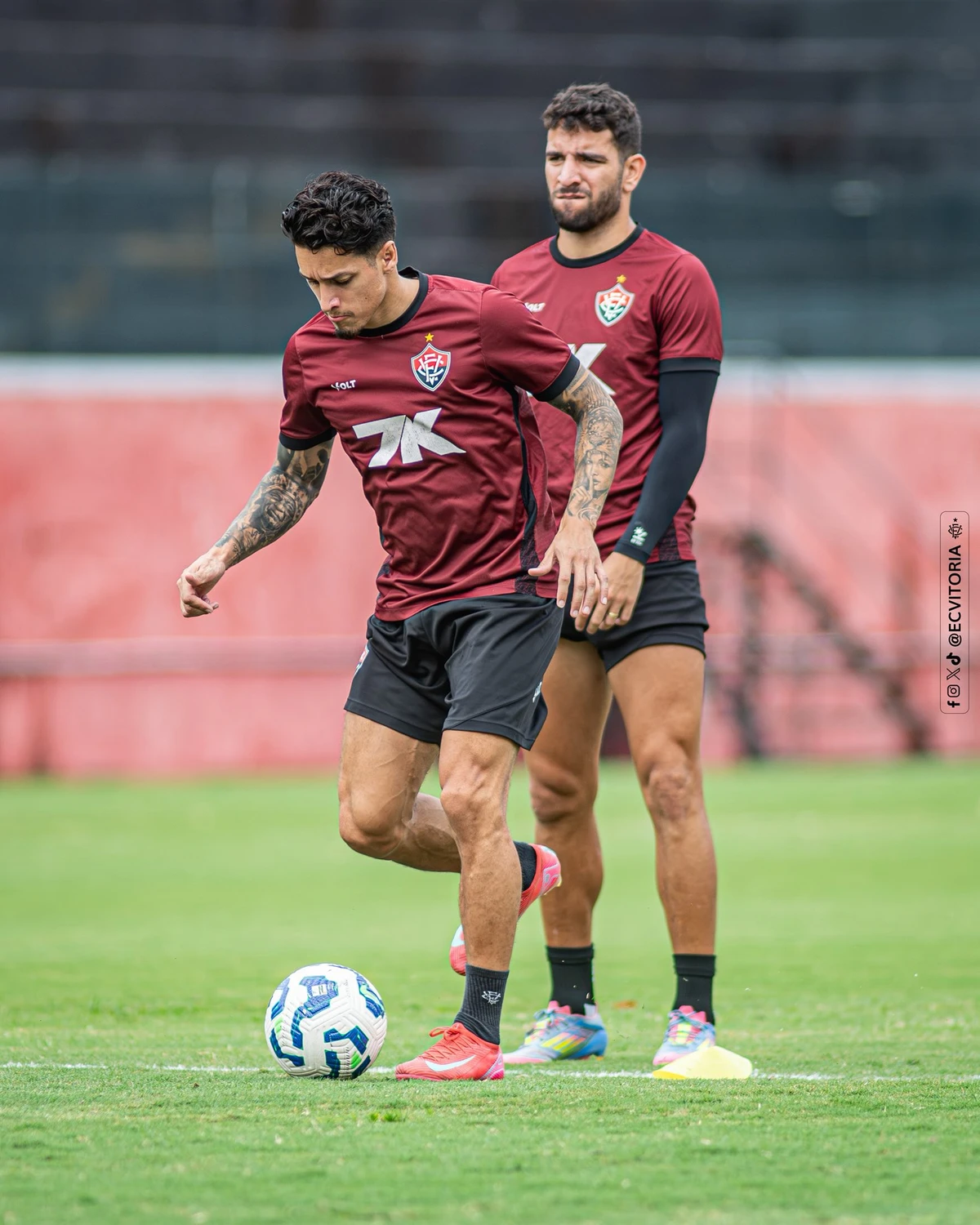 Último treino do Vitória em Salvador antes de encarar o Grêmio por Victor Ferreira/EC Vitória