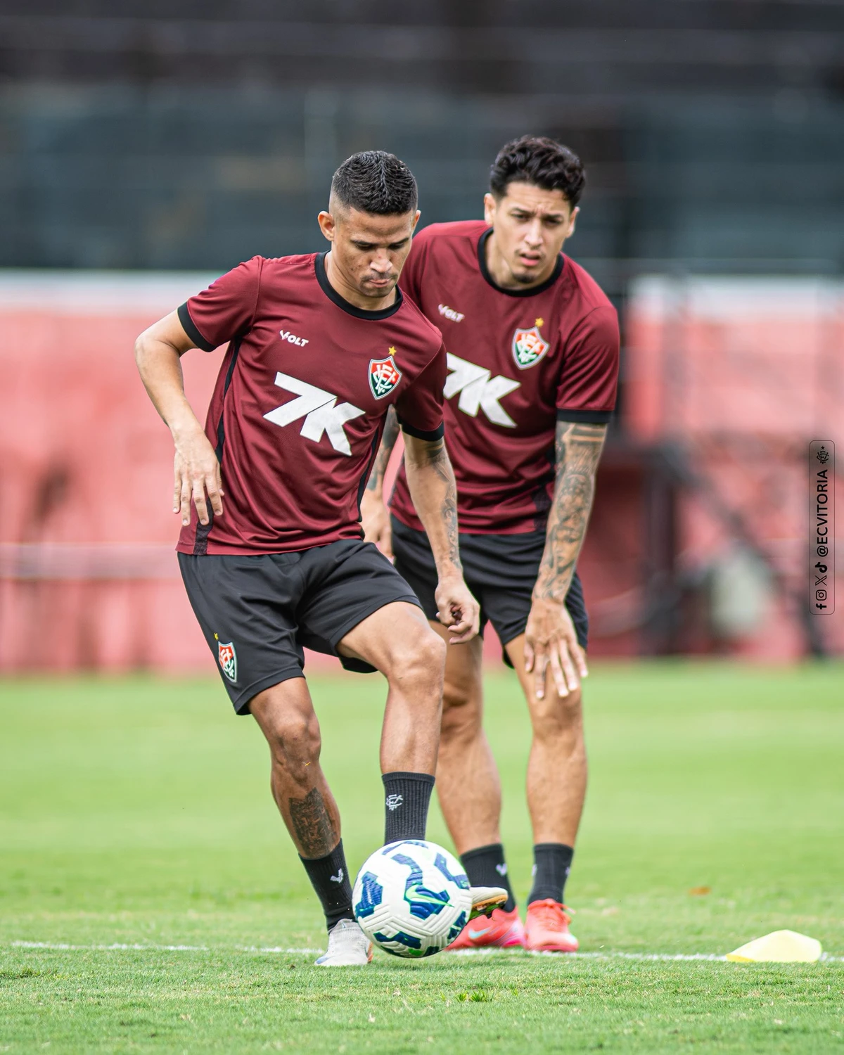 Último treino do Vitória em Salvador antes de encarar o Grêmio por Victor Ferreira/EC Vitória