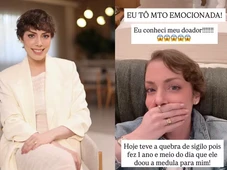 Imagem - Fabiana Justus conhece doador de transplante de medula após 1 ano e meio: 'Emocionada'