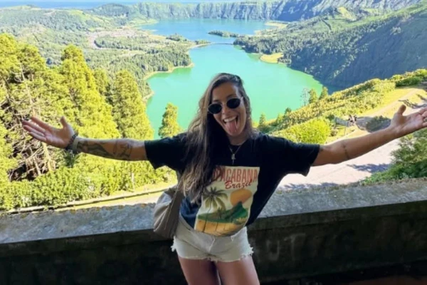 A brasileira Flávia Vasconcelos foi atropelada na faixa de pedestres em Lisboa, Portugal  por Reprodução/Redes Sociais 