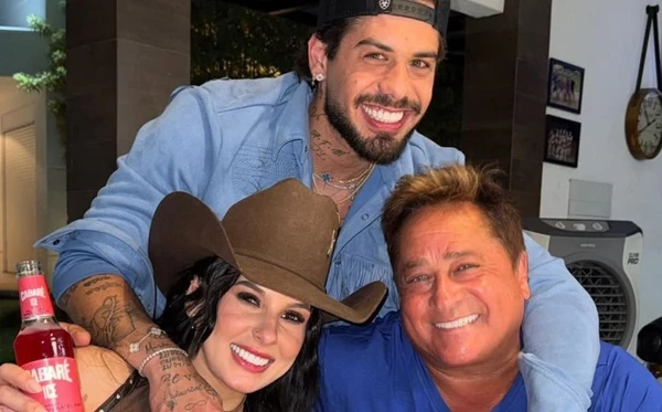 Ana Castela embarca em viagem familiar com Zé Felipe e Leonardo