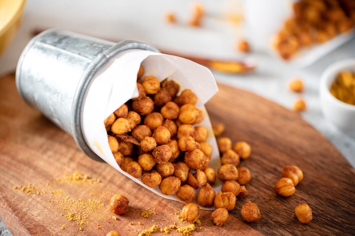 Snack de grão-de-bico (Imagem: Svetlana Monyakova | Shutterstock)