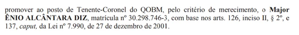Foi promovido por merecimento em 2021 por Reprodução