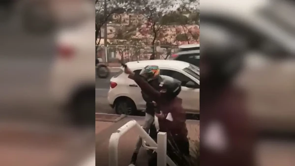 Houve troca de tiros