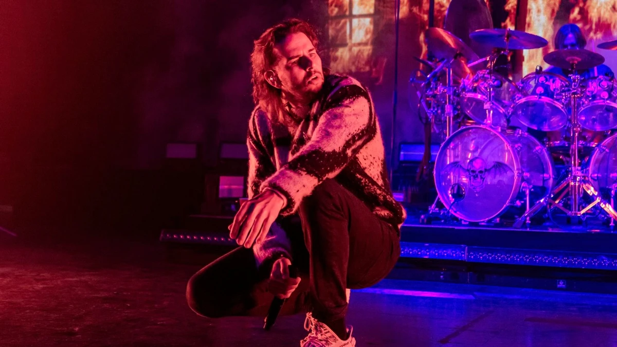 M. Shadows, do Avenged Sevenfold por Reprodução/Scott Legato/Getty Images
