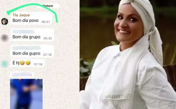 Marido enviou mensagem no grupo da família após o crime, segundo delegado