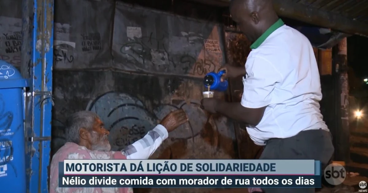 Imagem - Rodoviário de Salvador emociona ao dividir marmita com morador de rua todos os dias