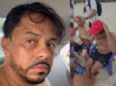 Imagem - Vídeo: chefe do Comando Vermelho é preso bebendo uísque na praia