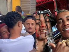 Imagem - MC Poze do Rodo reencontra Oruam na porta da cadeia e se emociona