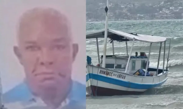 Idoso e barco foram encontrados perto da Praia das Neves