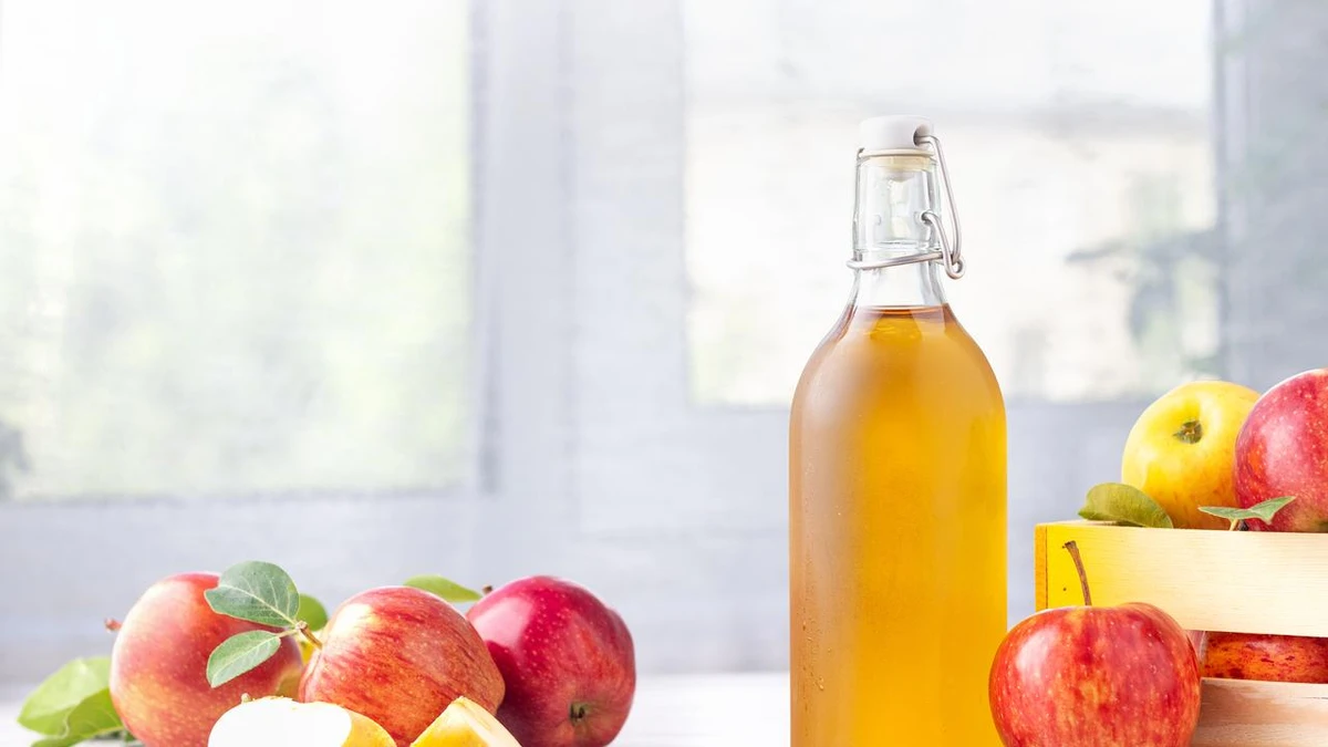 Vinagre de maçã por Shutterstock